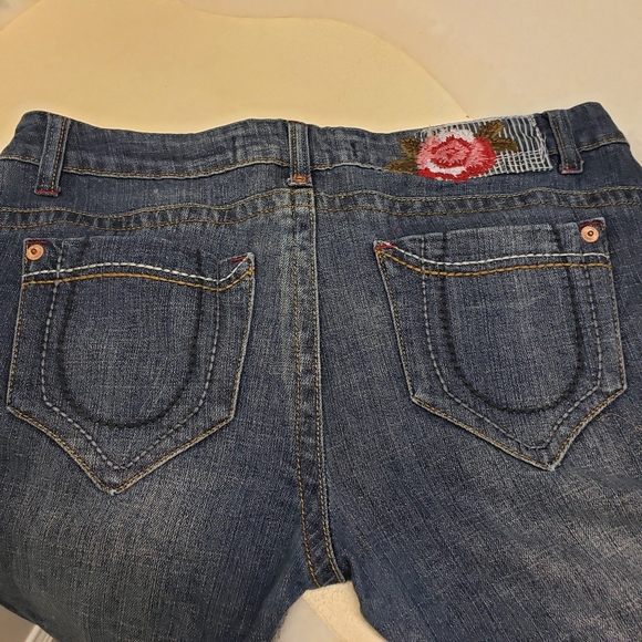 Freestyle Revolution Denim Jeans Sz 13 Embroidered - Picture 4 of 10